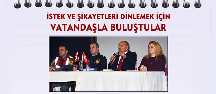 ''Vatandaşla Buluşma Toplantısı'' yapıldı