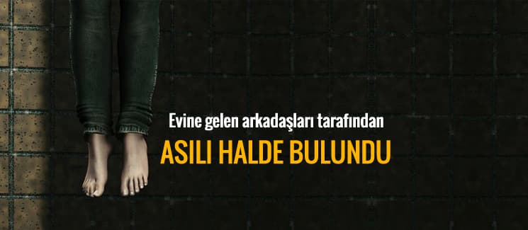 Bunalıma girdi, kendini astı