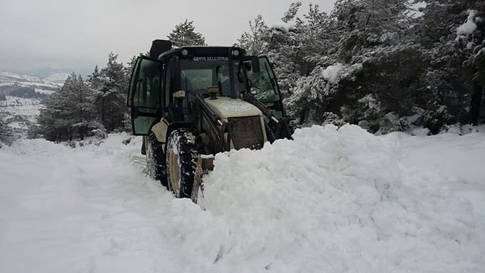 Geyve'de kar seferberliği