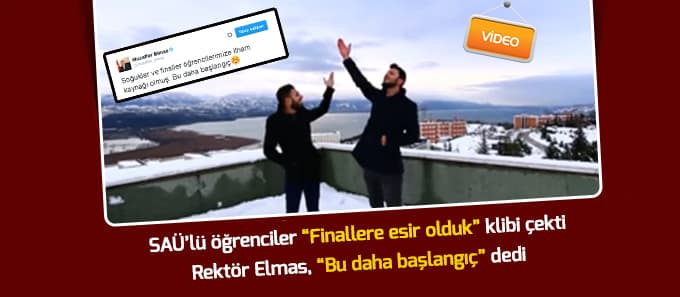 SAÜ'lü öğrencilerden "Finallere esir olduk" klibi