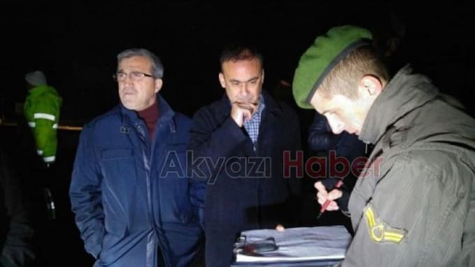 Akyazı'da zincirleme kaza
