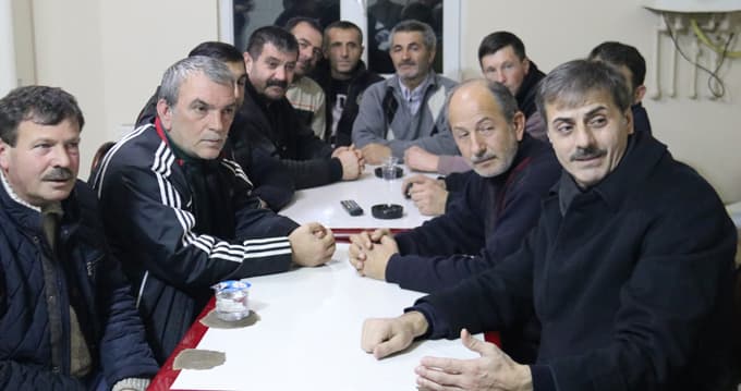 Yeni yıla şantiyede 'merhaba' dediler