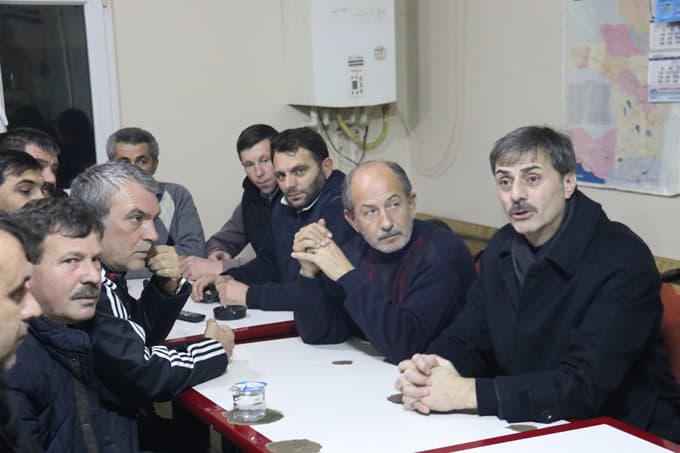 Yeni yıla şantiyede 'merhaba' dediler