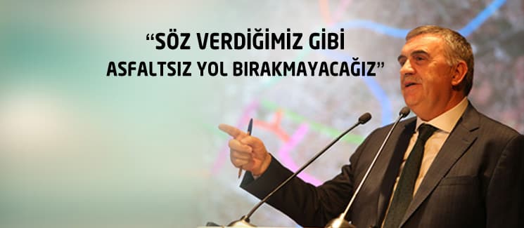Toçoğlu, 2016 yılı asfalt çalışmalarını değerlendirdi