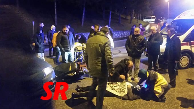 Maltepe kavşağında kaza