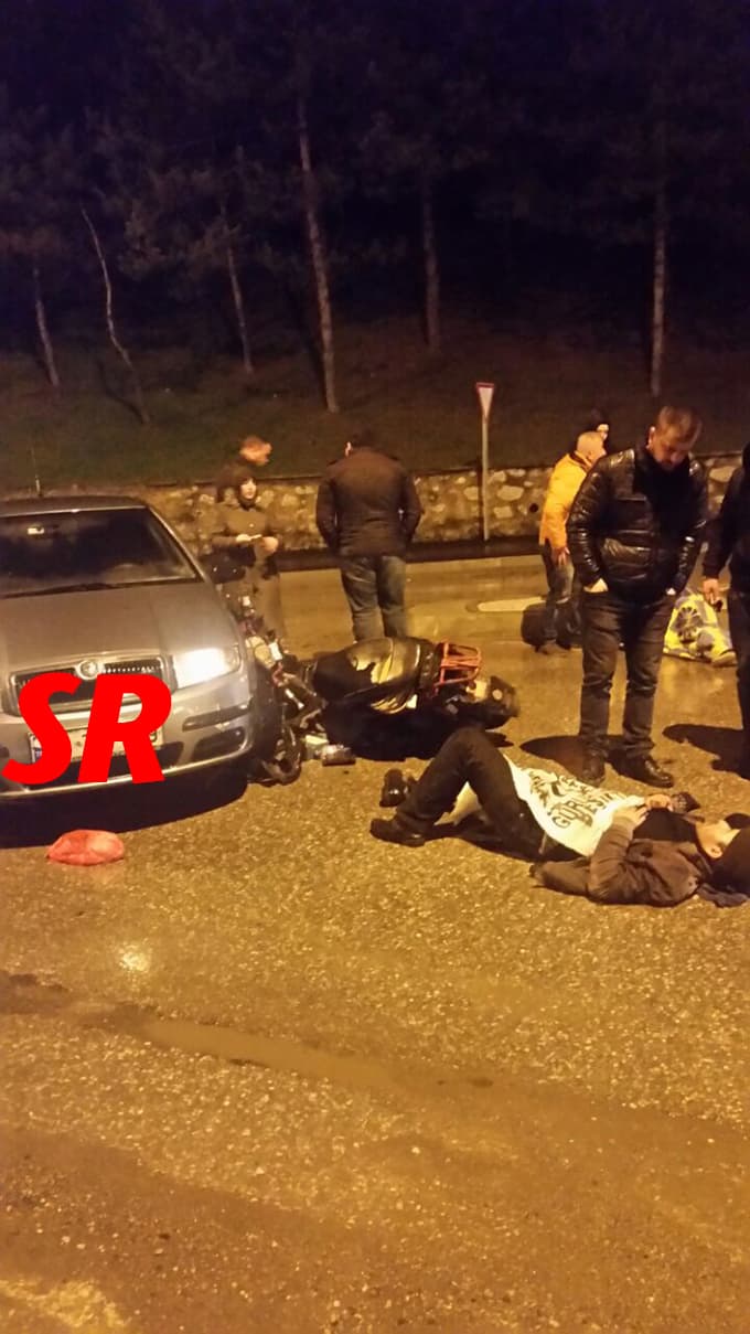Maltepe kavşağında kaza