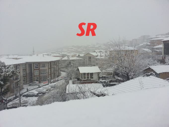 Sakaryalılar güne bembeyaz bir örtüyle başladı