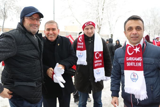 Sarıkamış Şehitleri için yürüdüler