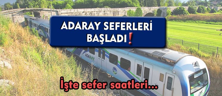 ADARAY seferleri başladı