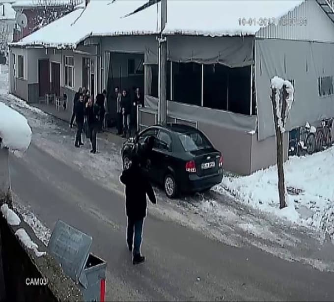 Kalp krizi anı kameralarda