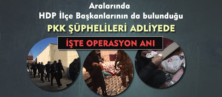 PKK'lı olduğu iddia edilen 8 kişi adliyeye sevk edildi