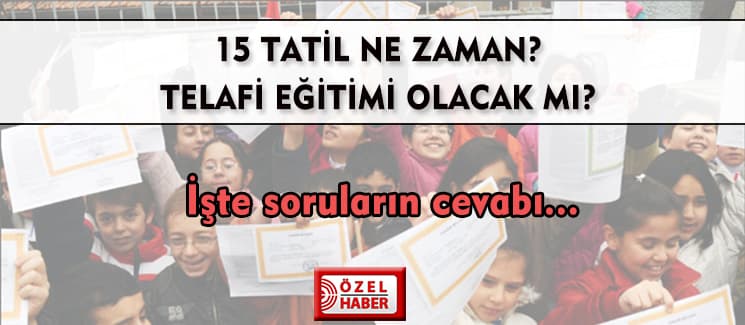 Yarı yıl tatili ne zaman? Telafi eğitimi olacak mı?