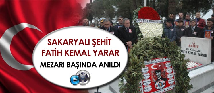 Sakaryalı şehit, mezarı başında anıldı