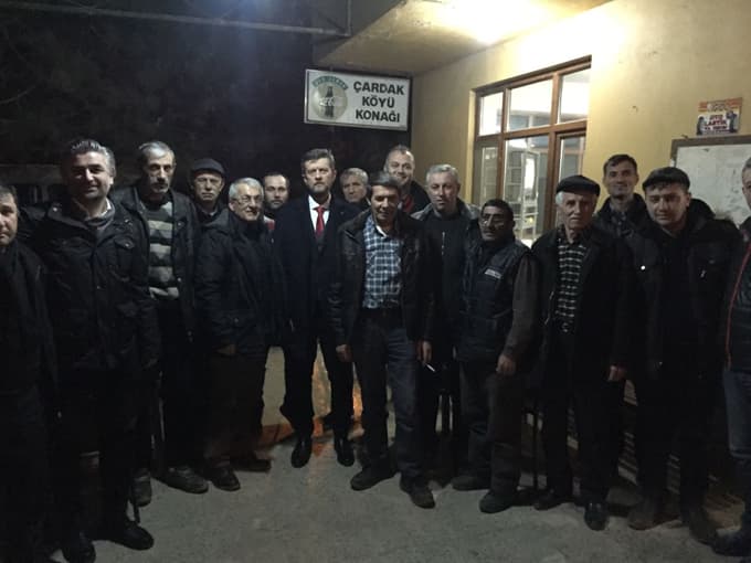 Ahmet Aya'dan kooperatif üyelerine ziyaret