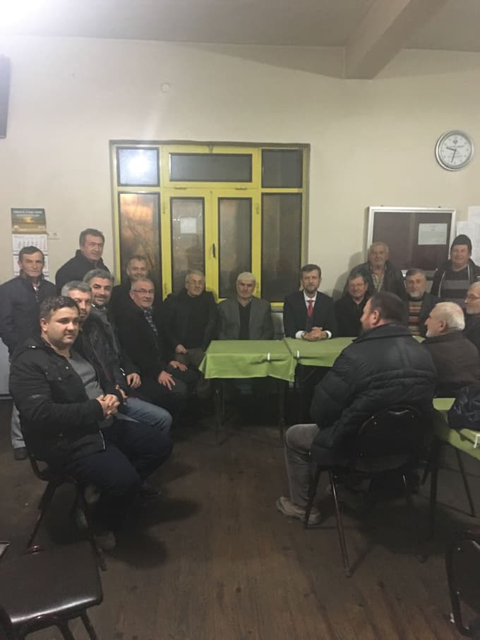 Ahmet Aya'dan kooperatif üyelerine ziyaret