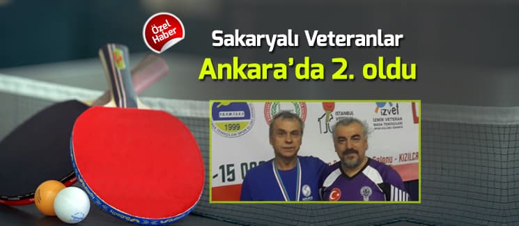 Sakaryalı veteranlar, Ankara'da ikinci oldu