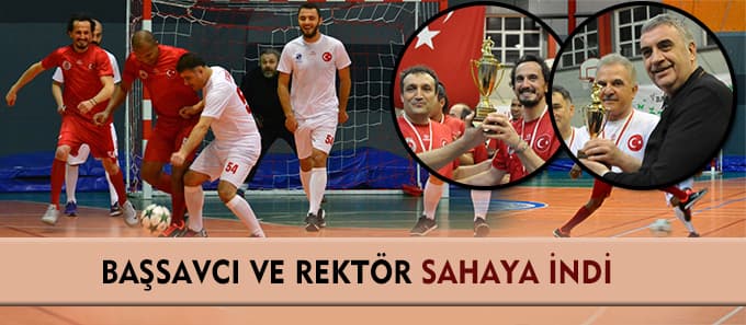 Başsavcı ve rektör, sahaya indi