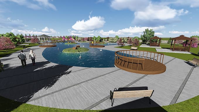O ilçeye ''Kuğulu Park'' geliyor