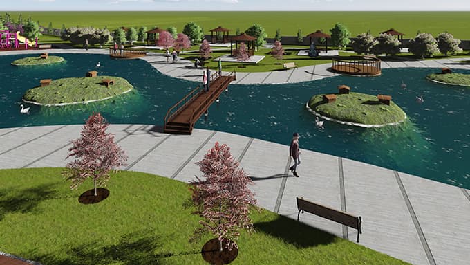 O ilçeye ''Kuğulu Park'' geliyor