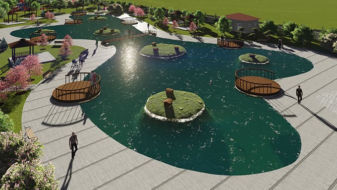 O ilçeye ''Kuğulu Park'' geliyor