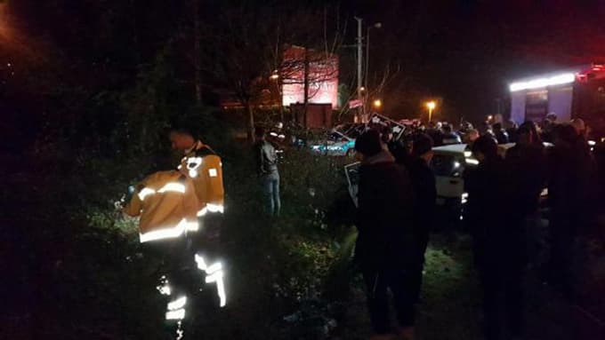 Kazadan sonra sürücü ortadan kayboldu