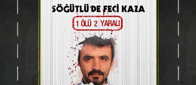 Söğütlü'de feci kaza