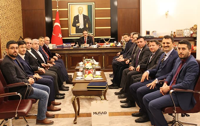 MÜSİAD Sakarya'dan Vali Coş ziyareti