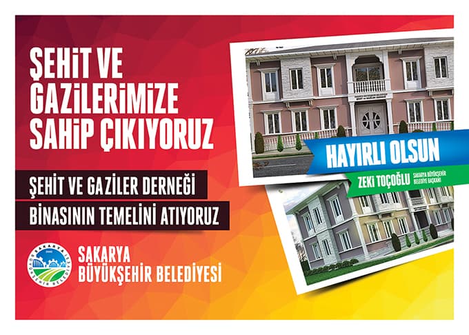 Şehit ve gaziler için yapılacak projenin temeli atılıyor