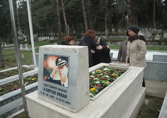 Gaffar Okkan mezarı başında anıldı