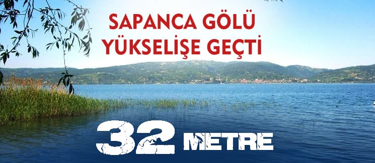 Sapanca Gölü'nün yükselişi Çark Deresi'ne yaradı