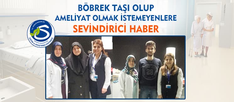 ''Böbrek taşı'' olanları sevindiren haber