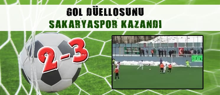 Gol düellosunu Sakaryaspor kazandı!