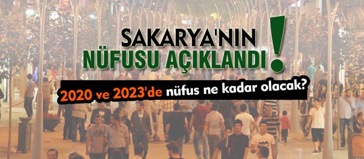 Sakarya'nın 2017'deki nüfusu ne kadar? 