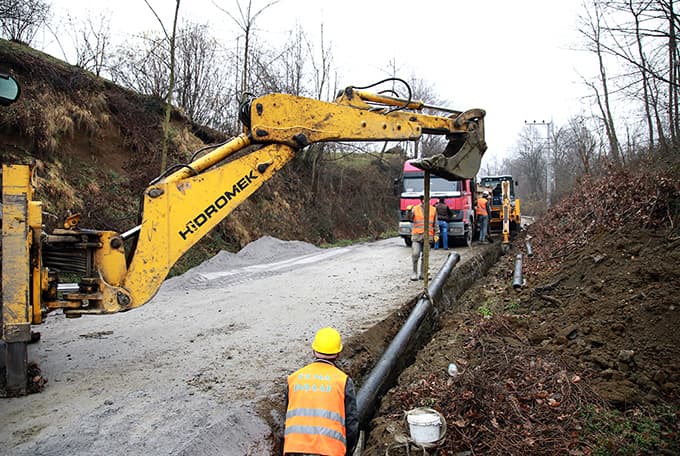 O mahalleler içme suyu hattına kavuşuyor