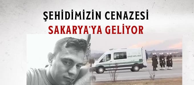 Sakarya'ya şehit ateşi düştü!