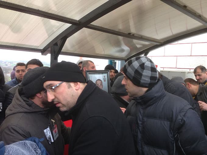 Şehidin cenazesi baba ocağında