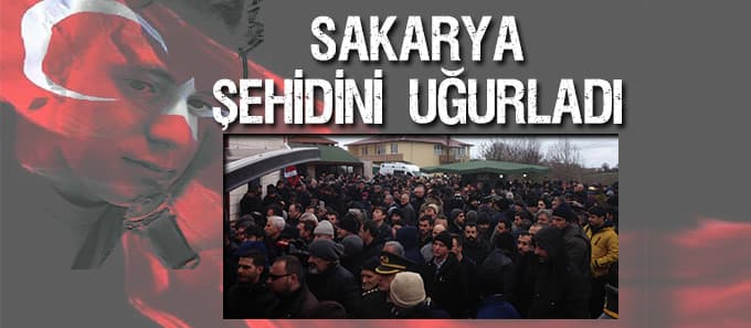 Şehidin cenazesi baba ocağında