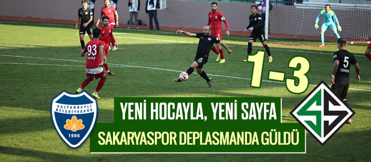 Sakaryaspor deplasmanda güldü