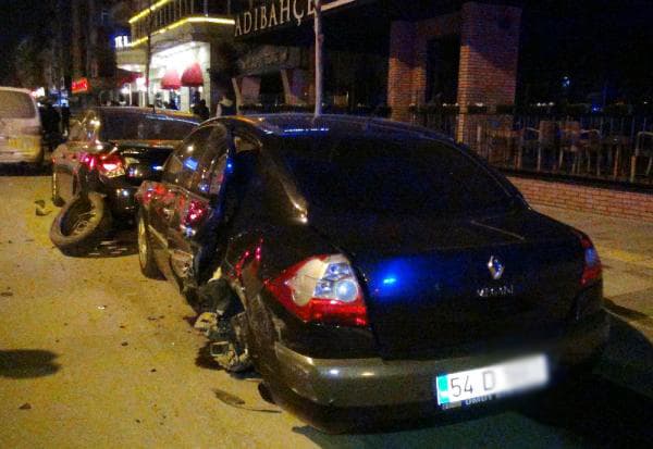 8 araca çarptıktan sonra durabildi