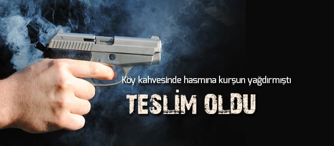 O cinayetin şüphelisi teslim oldu