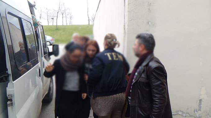 FETÖ evlerinde kalan 5 kişi adliyede