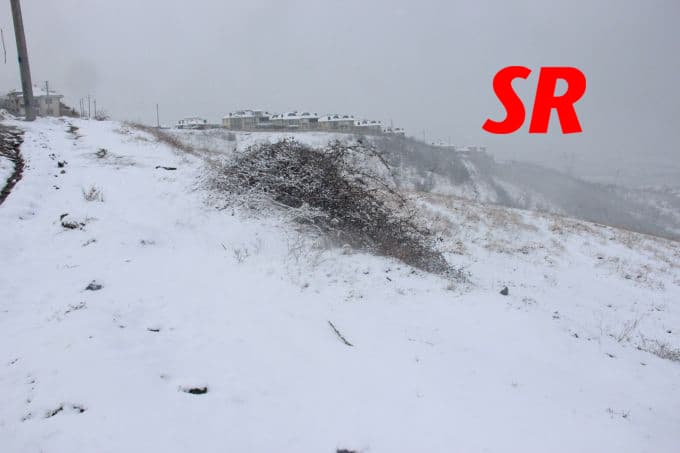 Şehirden kar manzaraları