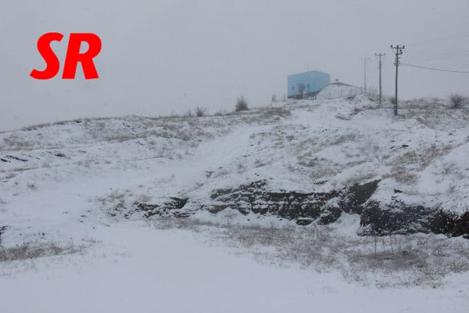 Şehirden kar manzaraları