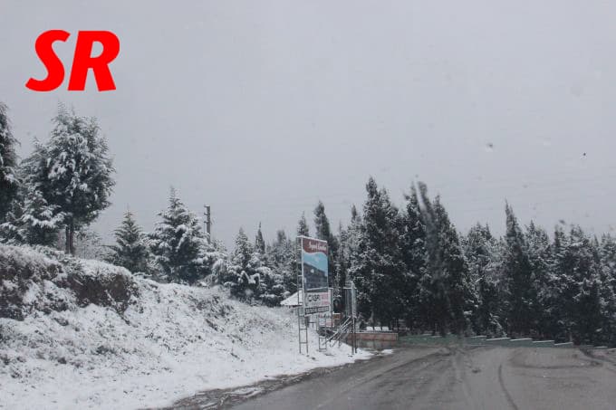Şehirden kar manzaraları