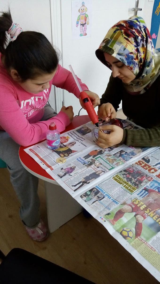 Hendek'te özel eğitime veliler de katılıyor