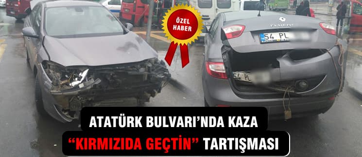 Kaza sonrası ''kırmızıda geçtin'' tartışması