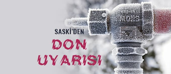 Sayaç ve su tesisatları için uyarı geldi