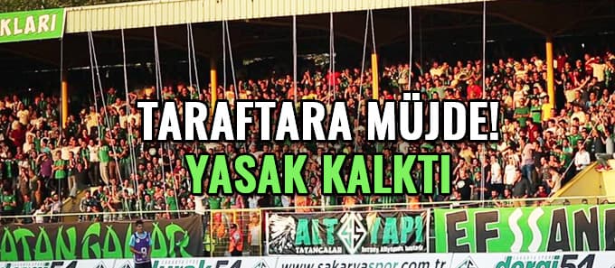 Taraftara müjde!