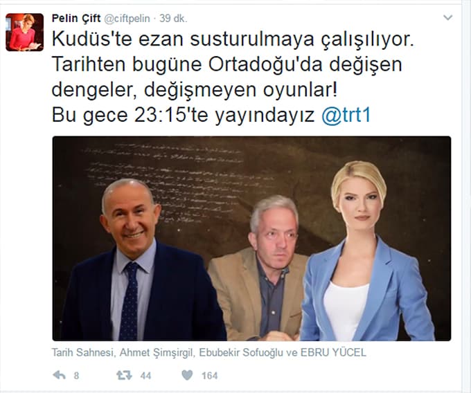 SAÜ'lü profesör, TRT1'deki canlı yayına katıldı