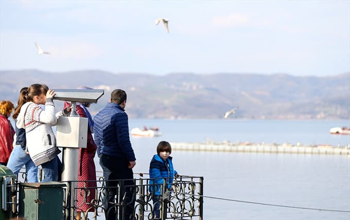 Sakaryalılar güzel havanın tadını çıkardı